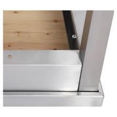 Стол производственный Luxstahl СПУ-18/7 обвязка трехсторонняя