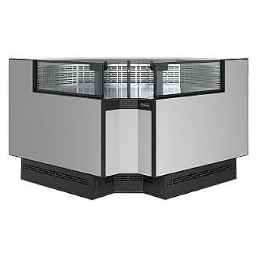 Витрина холодильная Carboma Bavaria 4 GC110 VM 6-2 версия 2.0 (внутренний угол) 9006-9005 (без боковин)