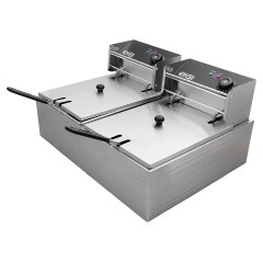 Фритюрница EKSI 6L+6L Electric Fryer