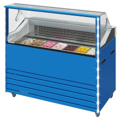 Витрина для мороженого Carboma Bliss IC72 SL 1,3-1 станд. цвета