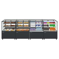 Витрина нейтральная Carboma Cosmo KC71-110 N 0,6-1 (без агрегата)