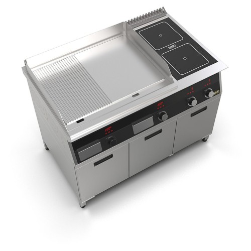 Плита индукционная комбинированная SMART INDUCTION K76-5RPKB (с грилем)
