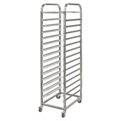 Тележка-шпилька для противней Luxstahl ТШГ-10 (450x335) нерж.