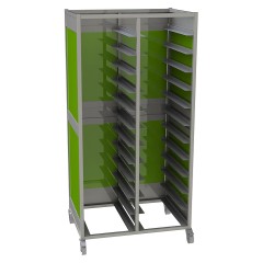 Тележка-шпилька для противней Restoinox ТШCЗПП-12х2-40/20-304