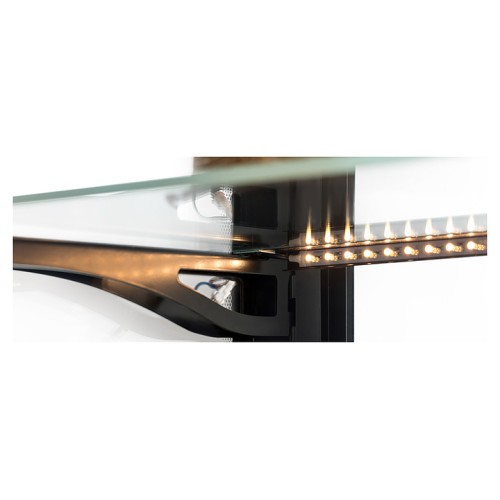 Витрина кондитерская CRYSPI Elegia Quad К 1250 Д RAL 9005