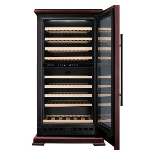 Винный шкаф MEYVEL MV99PRO-KBT2 Спелая вишня