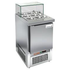 Стол для салатов HICOLD SLE3-1GN (1х1/1+3х1/9) низкое стекло