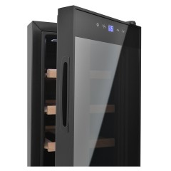 Винный шкаф Zugel ZTWF82B черный