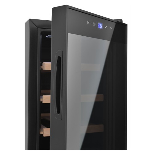 Винный шкаф Zugel ZTWF82B черный