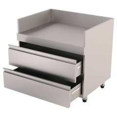 Тумба для встраиваемого гриля ANGUS КАМИК BULL БЛ-348646 790*610*890 с 2 выдвижными ящиками
