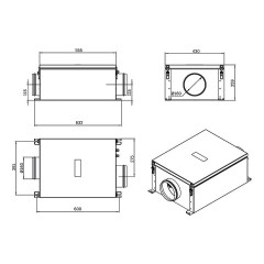 Установка вытяжная Ventmachine Colibri EV650