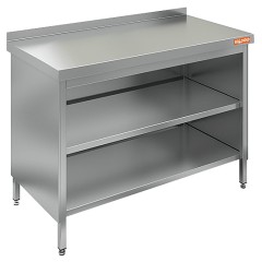 НСЗО-12/6Б стол закрытый с 3-х сторон с бортом (1200х600х850), HICOLD RUS