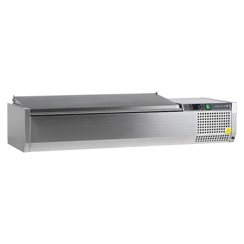 ВИТРИНА ХОЛОДИЛЬНАЯ НАСТОЛЬНАЯ TEFCOLD VK38-120 S/S LID