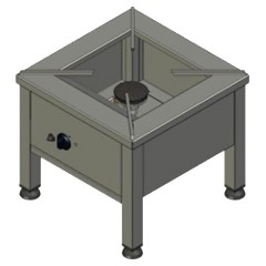 Плита-табурет газовая Вулкан HSL 02 8197