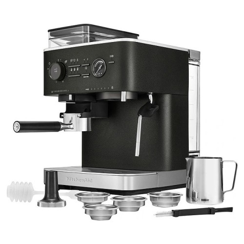 Эспрессо кофемашина полуавтоматическая KitchenAid 5KES6551EBK чугун