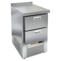 Стол холодильный HICOLD GNE 2/TN с бортом