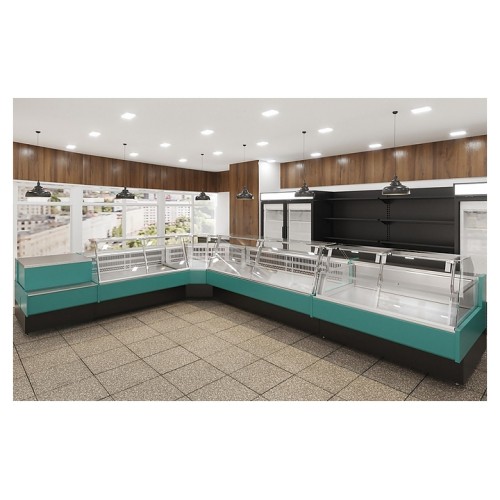 Витрина холодильная Lida Aqua-2 S (1820х1350х1200 мм, выносной агрегат)