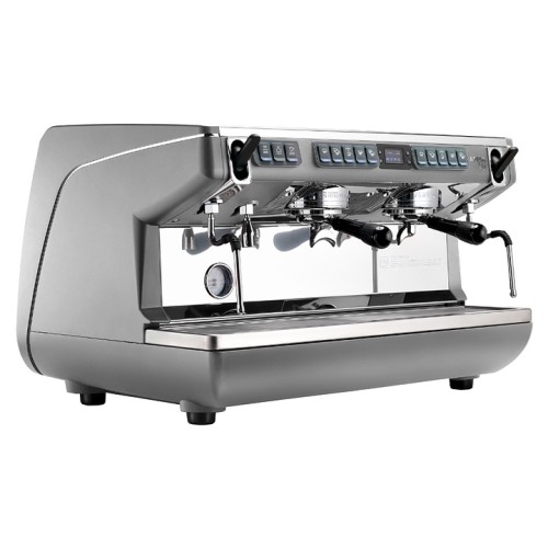 Кофемашина Nuova Simonelli Appia LIFE 2gr Timer 220V metallic grey+high groups+economizer