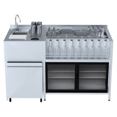 Станция коктейльная BARMADE Номер 2 Сотовый (1500х700х900 мм)