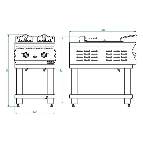 ФРИТЮРНИЦА ЭЛЕКТРИЧЕСКАЯ KAYMAN ФЭ-90П-МХ