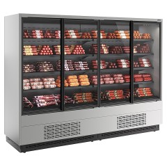 Горка холодильная Carboma FC 20-07 VV 2,5-1 версия 2.0 Standard 0300 (фронт X1, бок металл) 9006-9005