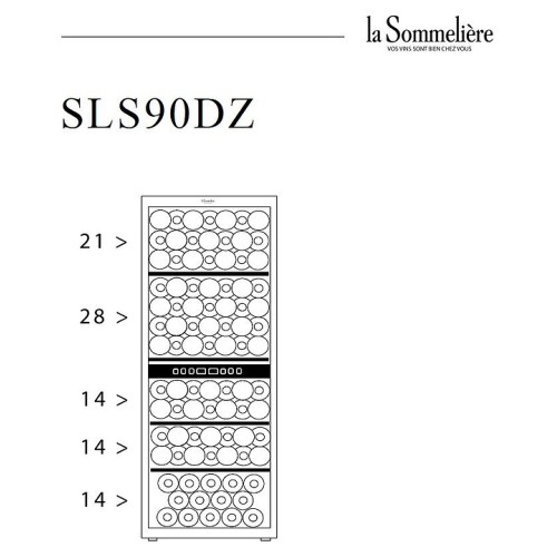 Винный шкаф La Sommeliere SLS90DZ