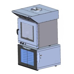 Зонт вытяжной встраиваемый ЗВВ-6-6/4