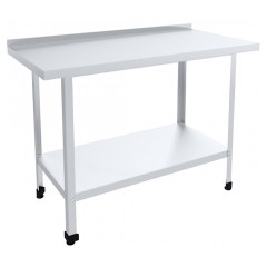 Стол разделочный ПищТех Стандарт СРОб-12/8С304НК-П с бортом