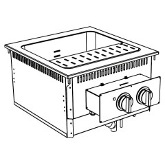 МАКАРОНОВАРКА ВСТРАИВАЕМАЯ 700 СЕРИИ APACH CHEF LINE SLDI7PCE6