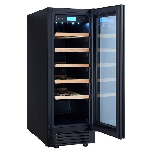 Винный шкаф Cellar Private CP020-1TBH черная дверь
