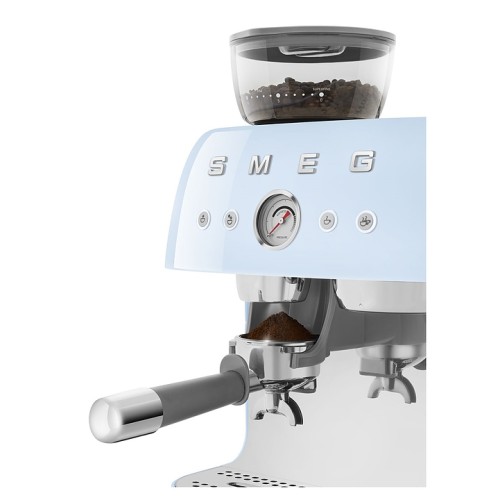 Эспрессо кофемашина SMEG EGF03PBEU пастельная голубая