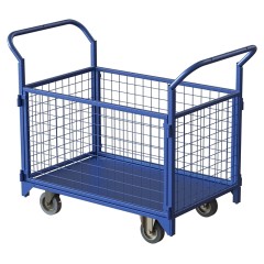 Тележка платформенная MetallCart ТС5 с сетчатыми бортами