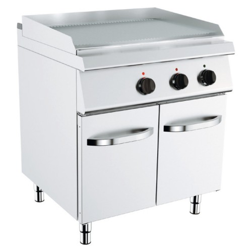 Поверхность жарочная Вулкан Лайт VGC78912E-R на 2 зоны, с хромированным покрытием, с 2 дверьми, рифленая