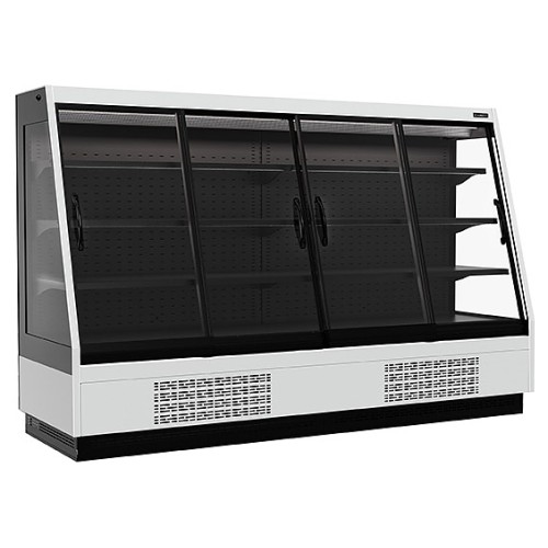 Горка холодильная Carboma F16-08 VV 2,5-1 0030 STANDARD фронт X1 версия 2.0 9006-9005