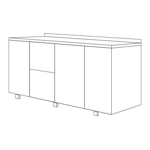 Стол холодильный KAYMAN КСХ-121/70 (2 двери, 2 ящика)