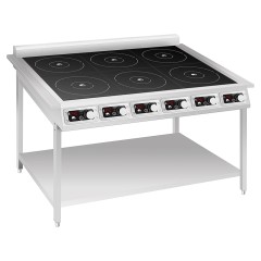 Плита индукционная INDOKOR IN3500-6PRO линия 900 на подставке