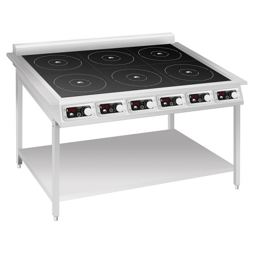 Плита индукционная INDOKOR IN3500-6PRO линия 900 на подставке