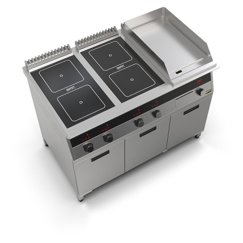 Плита индукционная комбинированная SMART INDUCTION K96-5KPN (с грилем)