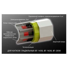 Каток гладильный Вязьма ВГ-2030