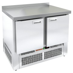 Стол холодильный HICOLD GNE 11/TN W с бортом