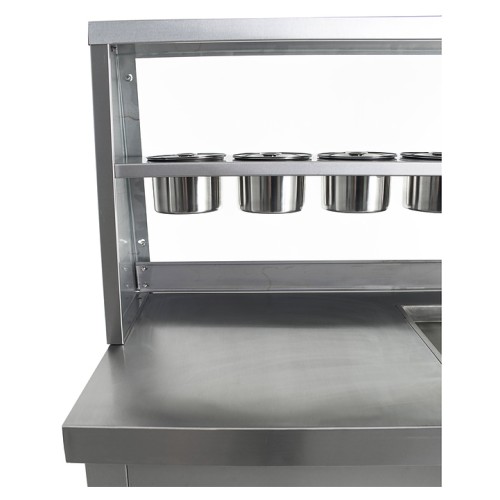 Фризер для жареного мороженого Foodatlas KCB-1F (контейнеры, световой короб)