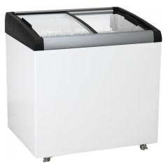 Ларь морозильный с гнутыми раздвижными стеклами Бирюса Б-CF23