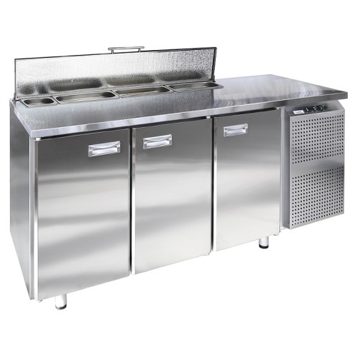 Стол холодильный для салатов Finist СХСс-700-3(1/6) (боковой холодильный агрегат)