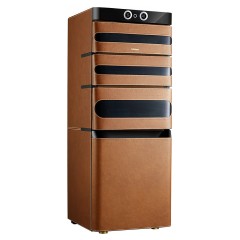 Шкаф для сигар Afidano L5 коньячная кожа