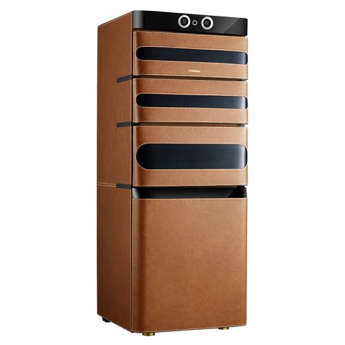 Шкаф для сигар Afidano L5 коньячная кожа