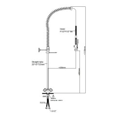 Душирующее устройство Kocateq 9077012S 111 см