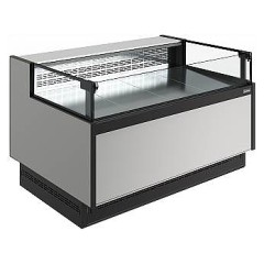 Витрина холодильная Carboma Bavaria 4 GC110 VM 1,5-2 версия 2.0 9006-9005 (без боковин)