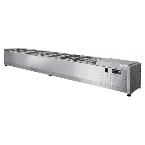 Витрина холодильная Finist ToppingBox НХВо-8 открытая