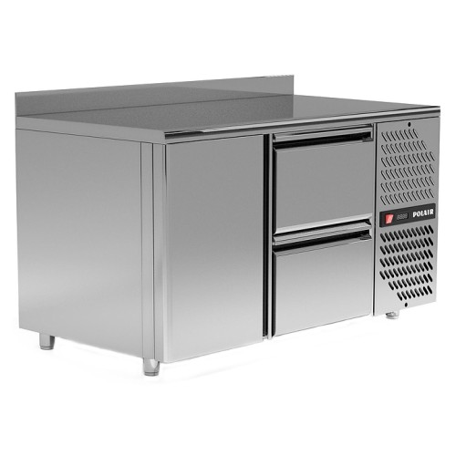 Стол холодильный POLAIR TM2GN-20-G с бортом