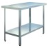 Стол производственный островной Getinox СПМ-600х700 (без борта, сплошная полка)